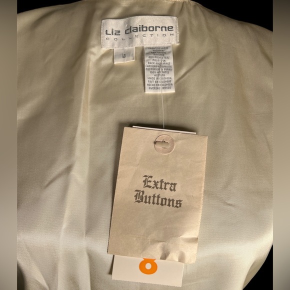 LIZ CLAIBORNE - Floral Tapestry Vest - Size 8 - Picture 4 of 4